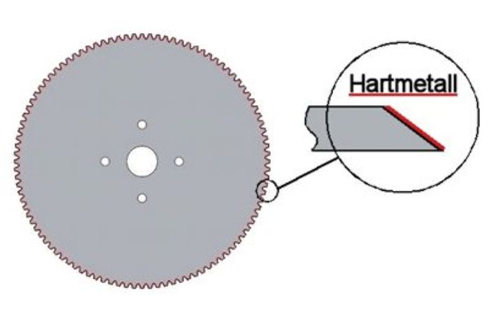 Hartmetall-Kreismesser